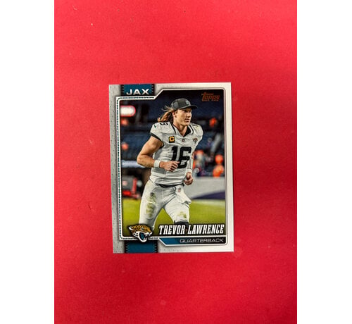 TOPPS 2025 TOPPS FLAGSHIP TREVOR LAWRENCE GOLDEN MIRROR VARIATION
