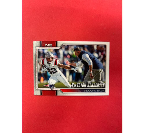 TOPPS 2025 TOPPS FLAGSHIP TREVEYON HENDERSON GOLDEN MIRROR IMAGE VARIATION