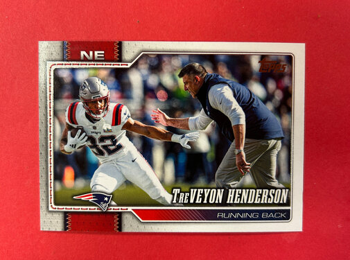 TOPPS 2025 TOPPS FLAGSHIP TREVEYON HENDERSON GOLDEN MIRROR IMAGE VARIATION