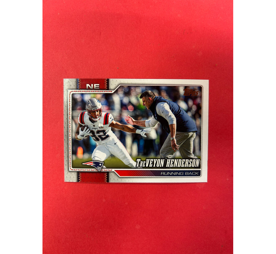 2025 TOPPS FLAGSHIP TREVEYON HENDERSON GOLDEN MIRROR IMAGE VARIATION
