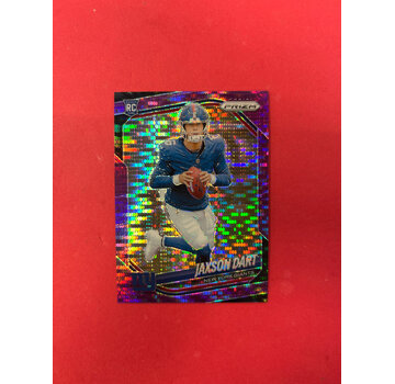 PANINI 2025 PANINI FOOTBALL JAXSON DART PURPLE PULSAR
