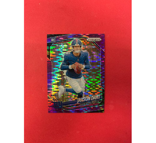 PANINI 2025 PANINI FOOTBALL JAXSON DART PURPLE PULSAR