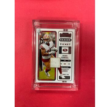 2026 JERSEY FUSION DEEBO SAMUEL GAME WORN