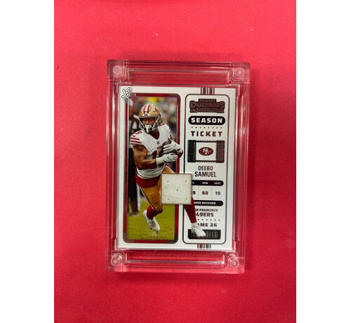 2026 JERSEY FUSION DEEBO SAMUEL GAME WORN