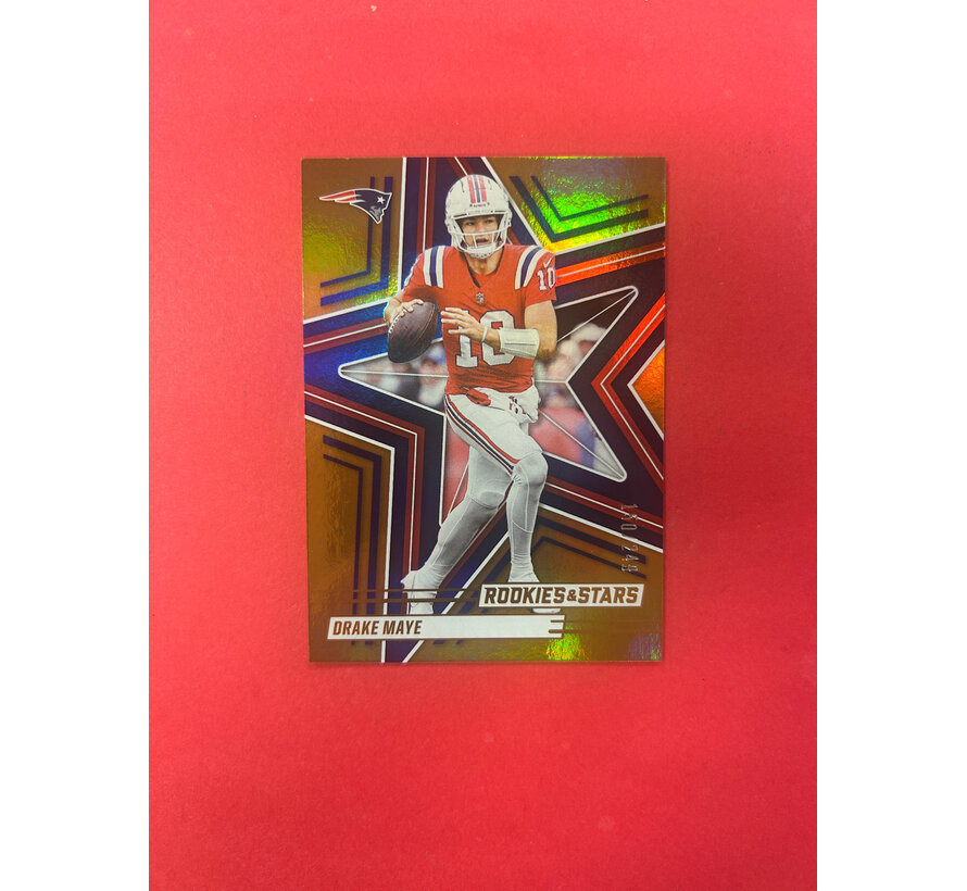 2025 PANINI ROOKIES AND STARS DRAKE MAYE GOLD /249