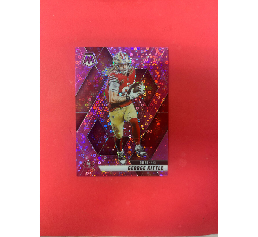 2025 PANINI MOSAIC GEORGE KITTLE PINK DISCO /20