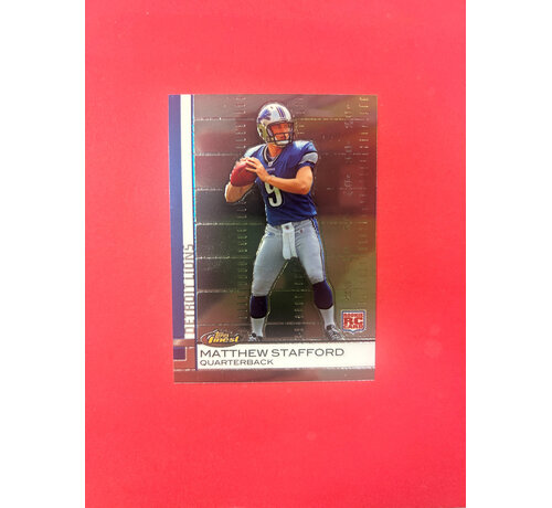 TOPPS 2009 TOPPS FINEST MATTHEW STAFFORD ROOKIE