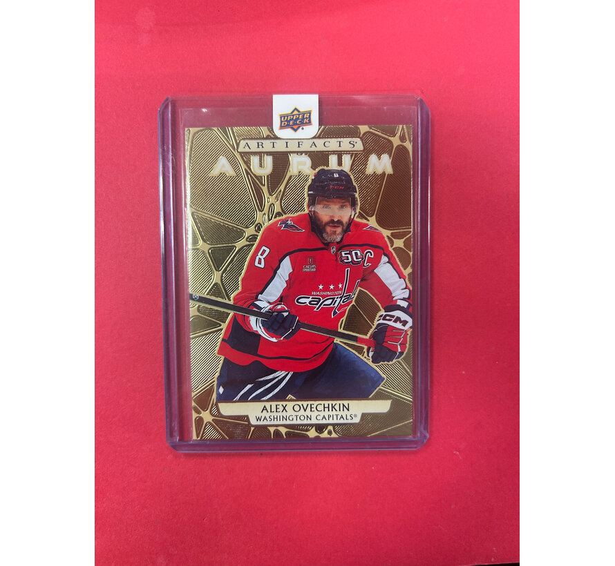 2025-26 UPPER DECK ARTIFACTS ALEX OVECHKIN AURUM BOUNTY /25