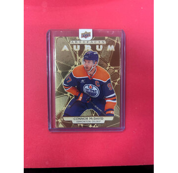 UPPER DECK 2025-26 UPPER DECK ARTIFACTS CONNOR MCDAVID AURUM BOUNTY /25