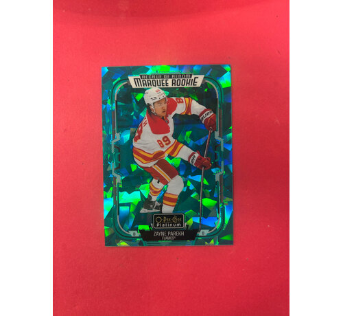 UPPER DECK 2025-26 OPC PLATINUM ZAYNE PAREKH TURQUOISE FRAGMENTS /249