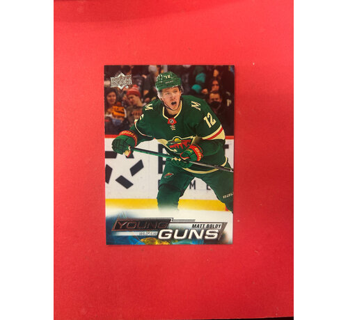 UPPER DECK 2022-23 UPPER DECK SERIES 1 MATT BOLDY YOUNG GUNS