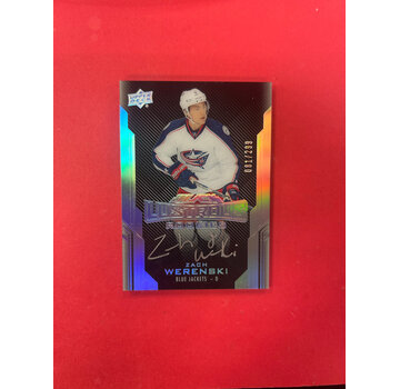 UPPER DECK 2016-17 UPPER DECK BLACK ZACH WERENSKI LUSTROUS ROOKIE AUTO /299