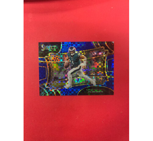 PANINI 2023 PANINI SELECT JALEN HURTS FIELD LEVEL BLUE /49