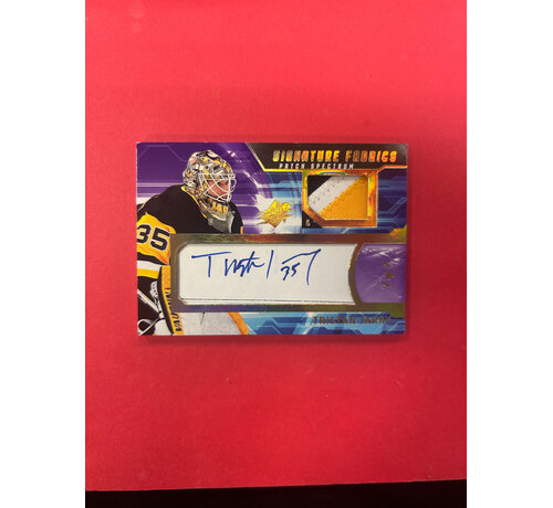 UPPER DECK 2021-22 UPPER DECK SPX TRISTAN JARRY SIGNATURE PATCH SPECTRUM 1/1