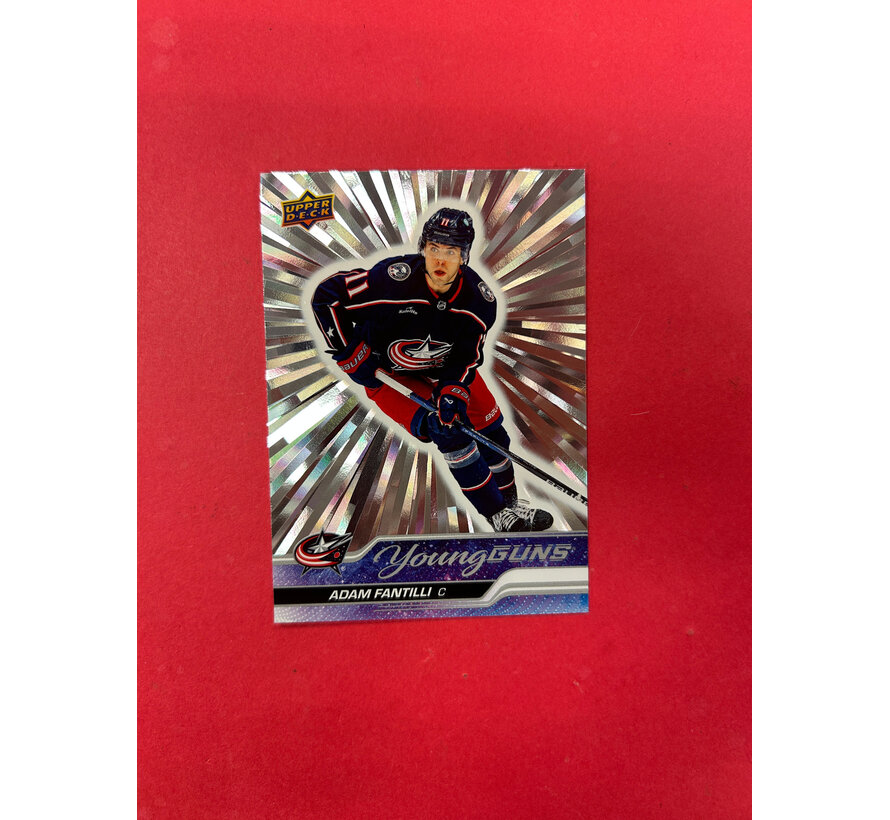 2023-24 UPPER DECK EXTENDED ADAM FANTILLI YOUNG GUNS OUTBURST