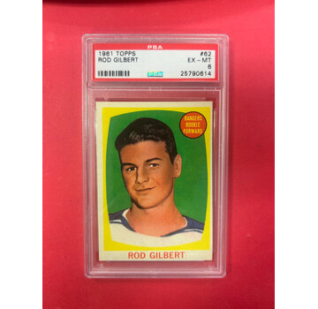 UPPER DECK 1961 TOPPS ROD GILBERT ROOKIE PSA GRADED 6