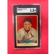 TOPPS 1954 RED HEART DOG FOOD STAN MUSIAL SGC GRADED 1.5