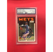 O-PEE-CHEE 1986 O-PEE-CHEE DWIGHT GOODEN PSA AUTHENTIC AUTO INSCRIBED