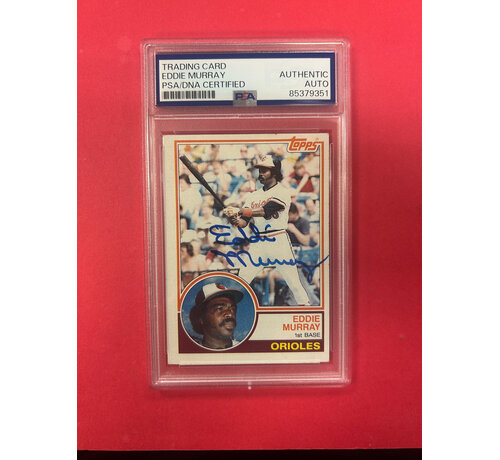 TOPPS 1983 O-PEE-CHEE EDDIE MURRAY PSA AUTHENTIC AUTO