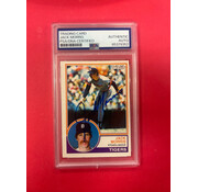 O-PEE-CHEE 1983 O-PEE-CHEE JACK MORRIS AUTOGRAPHED PSA AUTHENTIC