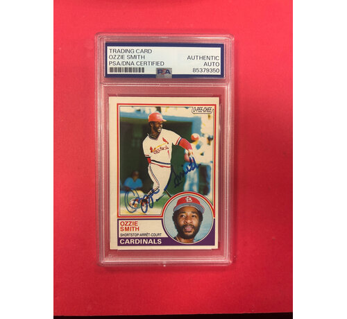 O-PEE-CHEE 1983 O-PEE-CHEE OZZIE SMITH PSA AUTHENTIC AUTO