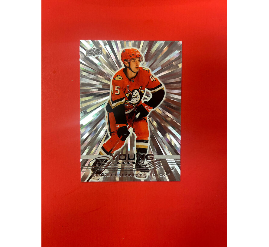 2025-26 UPPER DECK EXTENDED SERIES BECKETT SENNECKE YOUNG GUNS OUTBURST