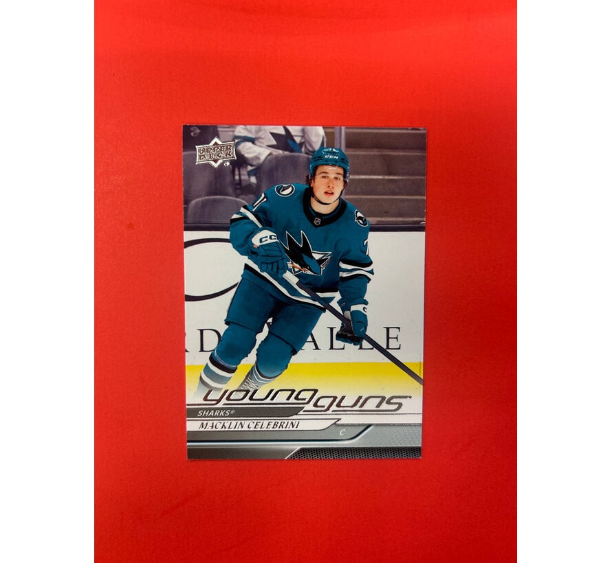 2024-25 UPPER DECK SERIES 2 MACKLIN CELEBRINI YOUNG GUNS