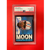 TOPPS 1985 TOPPS WARREN MOON AUTOGRAPHED PSA AUTHENTC 10 INSCRIBED