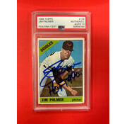 TOPPS 1966 TOPPS JIM PALMER AUTOGRAPHED PSA AUTHENTIC 10