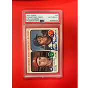 TOPPS 1973 TOPPS CARLTON/TIANT DUAL AUTOGRAPHED PSA AUTHENTIC