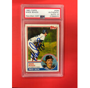 TOPPS 1983 TOPPS WADE BOGGS AUTOGRAPHED PSA AUTHENTIC 10