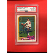 TOPPS 1989 TOPPS TRADED BERT BYLEVEN AUTOGRAPHED PSA AUTHENTIC