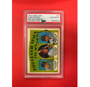 O-PEE-CHEE 1972 O-PEE-CHEE CARLTON FISK RED SOX ROOKIES AUTOGRAPHED PSA AUTHENTIC