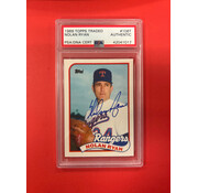 TOPPS 1989 TOPPS TRADED NOLAN RYAN AUTOGRAPHED PSA AUTHENTIC