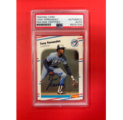FLEER 1988 FLEER TONY FERNANDEZ AUTOGRAPHED PSA AUTHENTIC