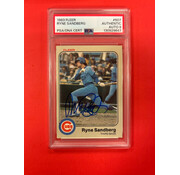 FLEER 1983 FLEER RYNE SANDBERG AUTOGRAPHED PSA AUTHENTIC 9