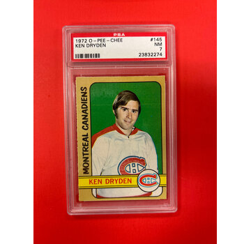 O-PEE-CHEE 1972 O-PEE-CHEE KEN DRYDEN PSA GRADED 7