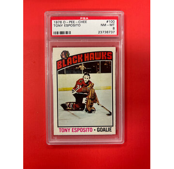O-PEE-CHEE 1976 O-PEE-CHEE TONY ESPOSITO PSA GRADED 8