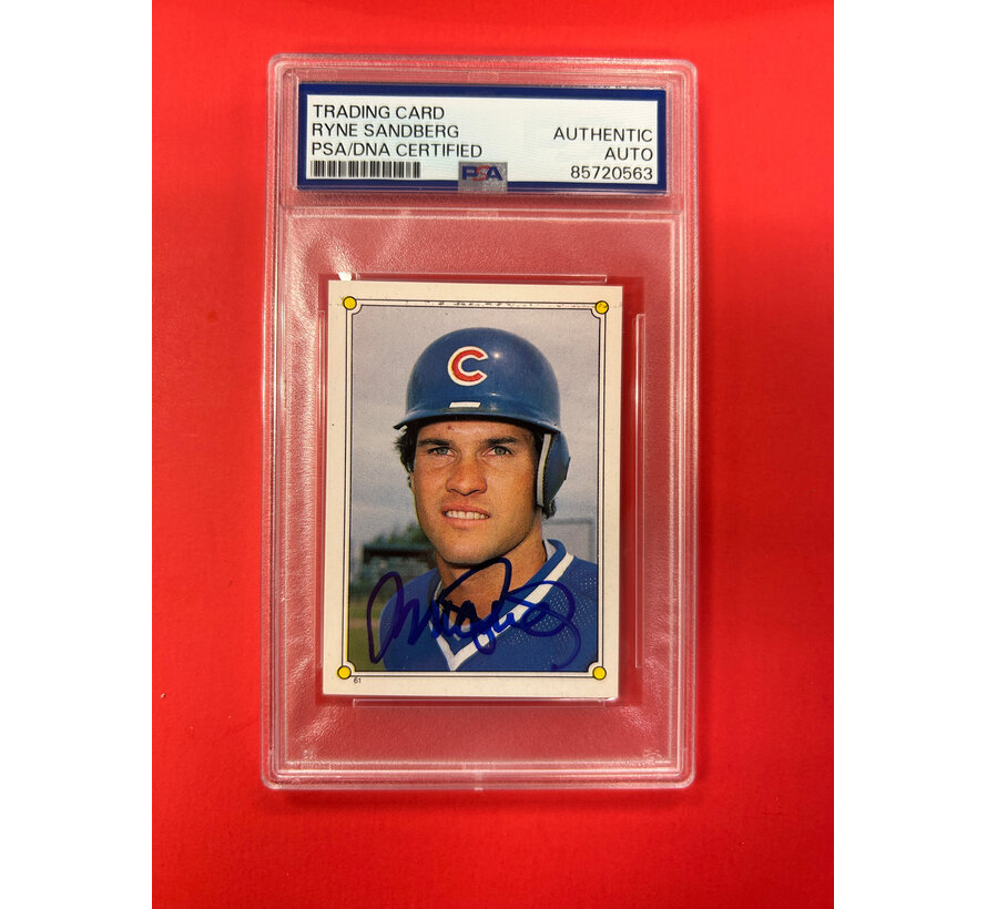 1988 O-PEE-CHEE RYNE SANDBERG AUTOGRAPHED PSA AUTHENTIC