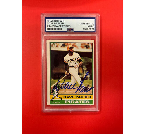 O-PEE-CHEE 1976 O-PEE-CHEE DAVE PARKER AUTOGRAPHED PSA AUTHENTIC