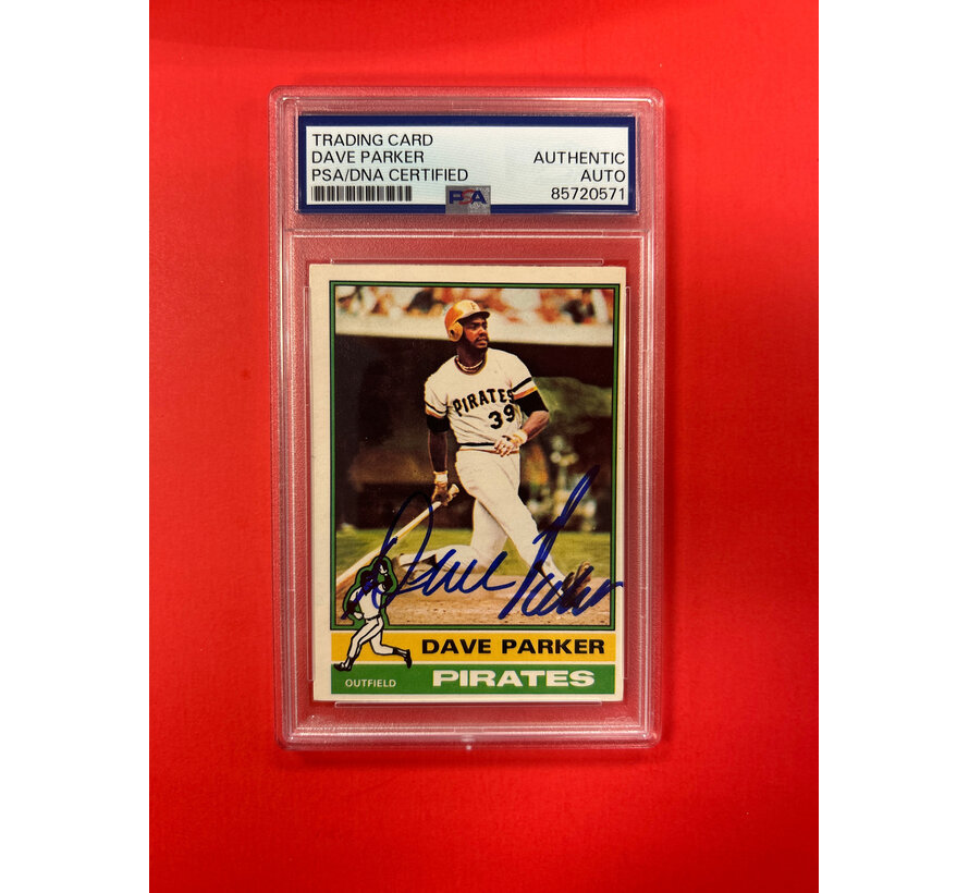 1976 O-PEE-CHEE DAVE PARKER AUTOGRAPHED PSA AUTHENTIC