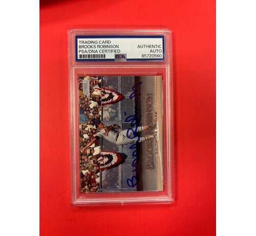 TOPPS 2019 TOPPS STADIUM CLUB BROOKS ROBINSON AUTOGRAPHED PSA AUTHENTIC
