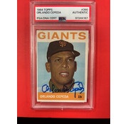 TOPPS 1964 TOPPS ORLANDO CEPEDA AUTOGRAPH PSA AUTHENTIC