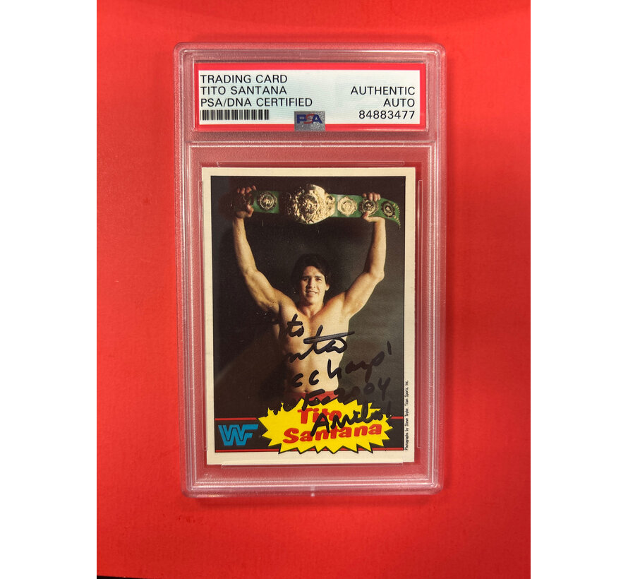 1985 O-PEE-CHEE TITO SANATANA AUTOGRAPHED PSA AUTHENTIC
