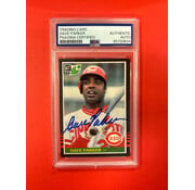 DONRUSS 1985 DONRUSS LEAF DAVE PARKER AUTOGRAPHED PSA AUTHENTIC