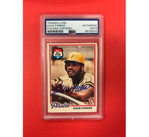 O-PEE-CHEE 1978 O-PEE-CHEE DAVE PARKER AUTOGRAPHED PSA AUTHENTIC
