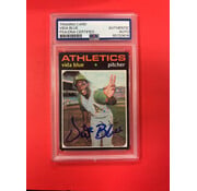 TOPPS 1971 TOPPS VIDA BLUE AUTOGRAPHED PSA AUTHENTIC