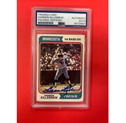 TOPPS 1974 TOPPS HARMON KILLEBREW AUTOGRAPHED PSA AUTHENTIC