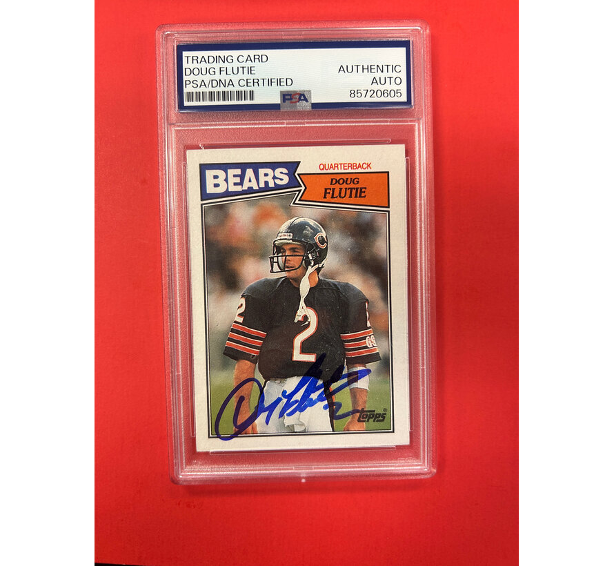 1987 TOPPS DOUG FLUTIE AUTOGRAPHED PSA AUTHENTIC
