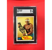 O-PEE-CHEE 1985 O-PEE-CHEE HULK HOGAN WWF SGC GRADED 7